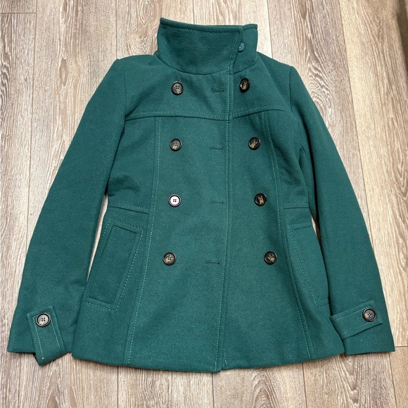 Thread and Supply Women's green Peacoat - Picture 2 of 9